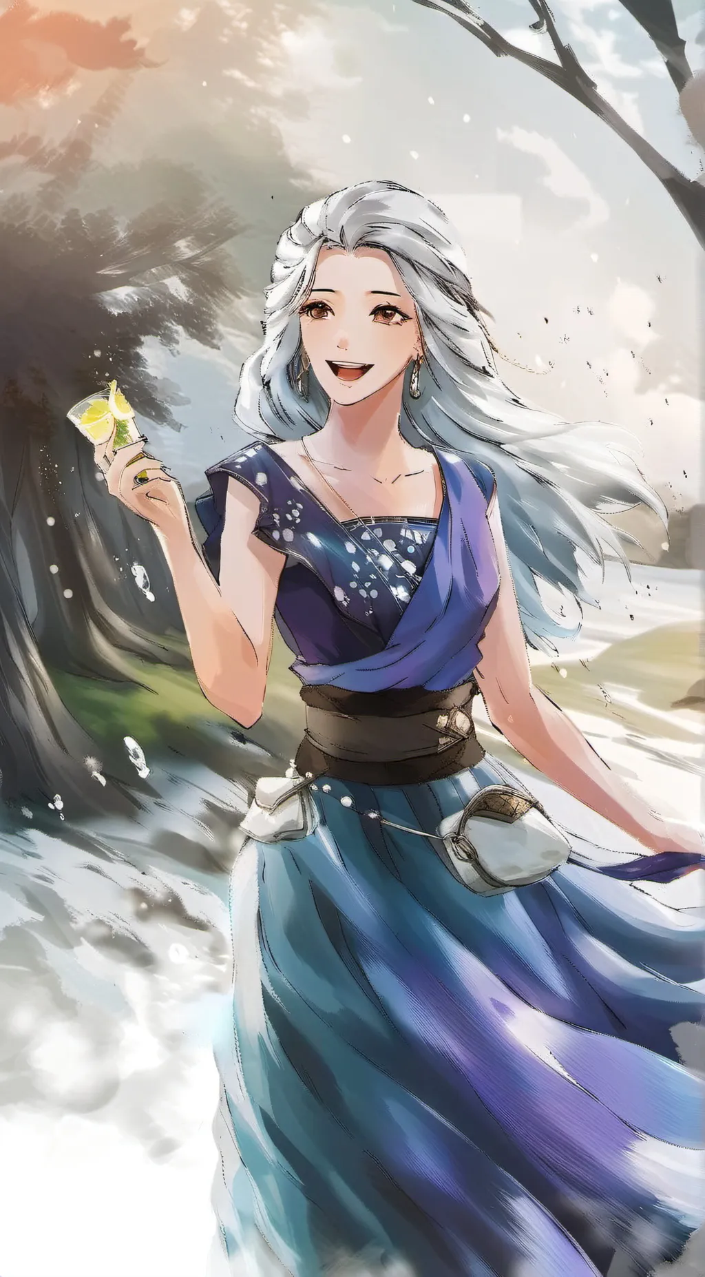 ai character: Eva background