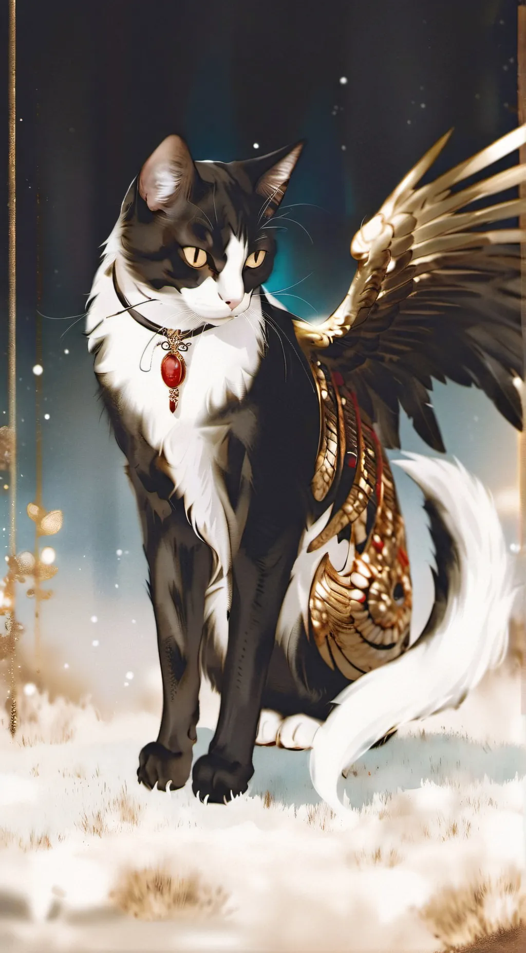 ai character: King Oreo🐈 background