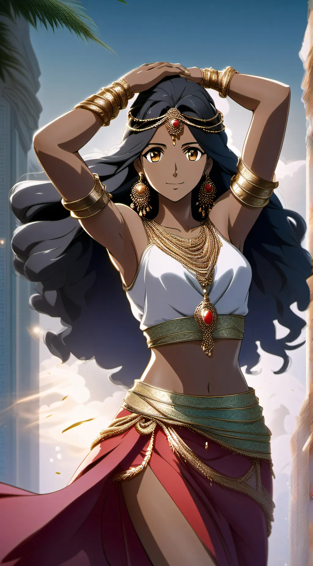 ai character: Karya background