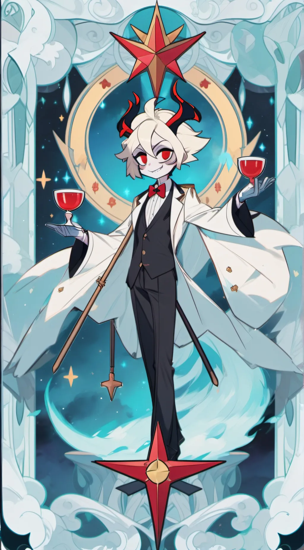 ai character: Lucifer  background