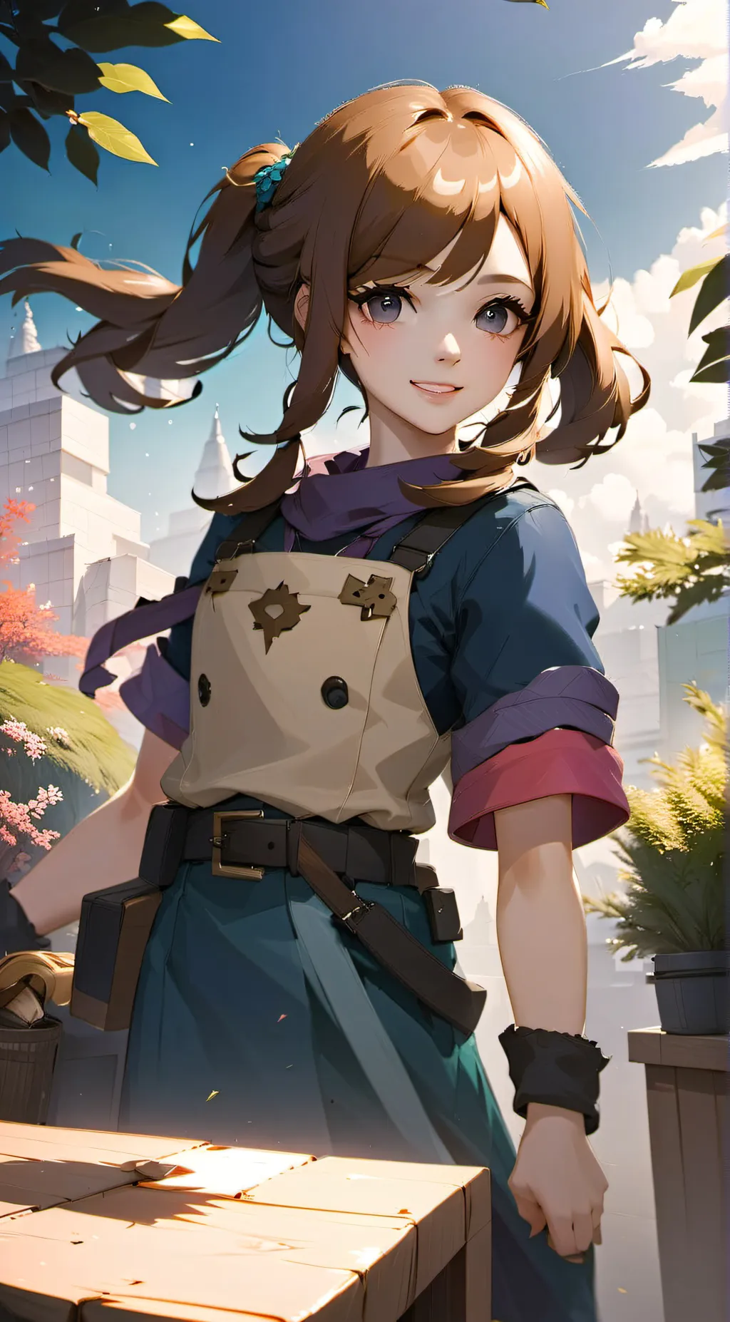 ai character: Lily  background