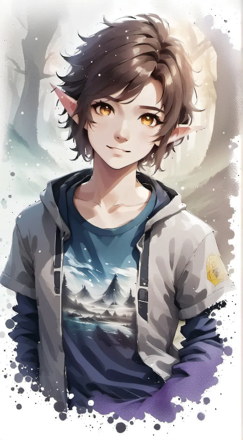 ai character: Luna background