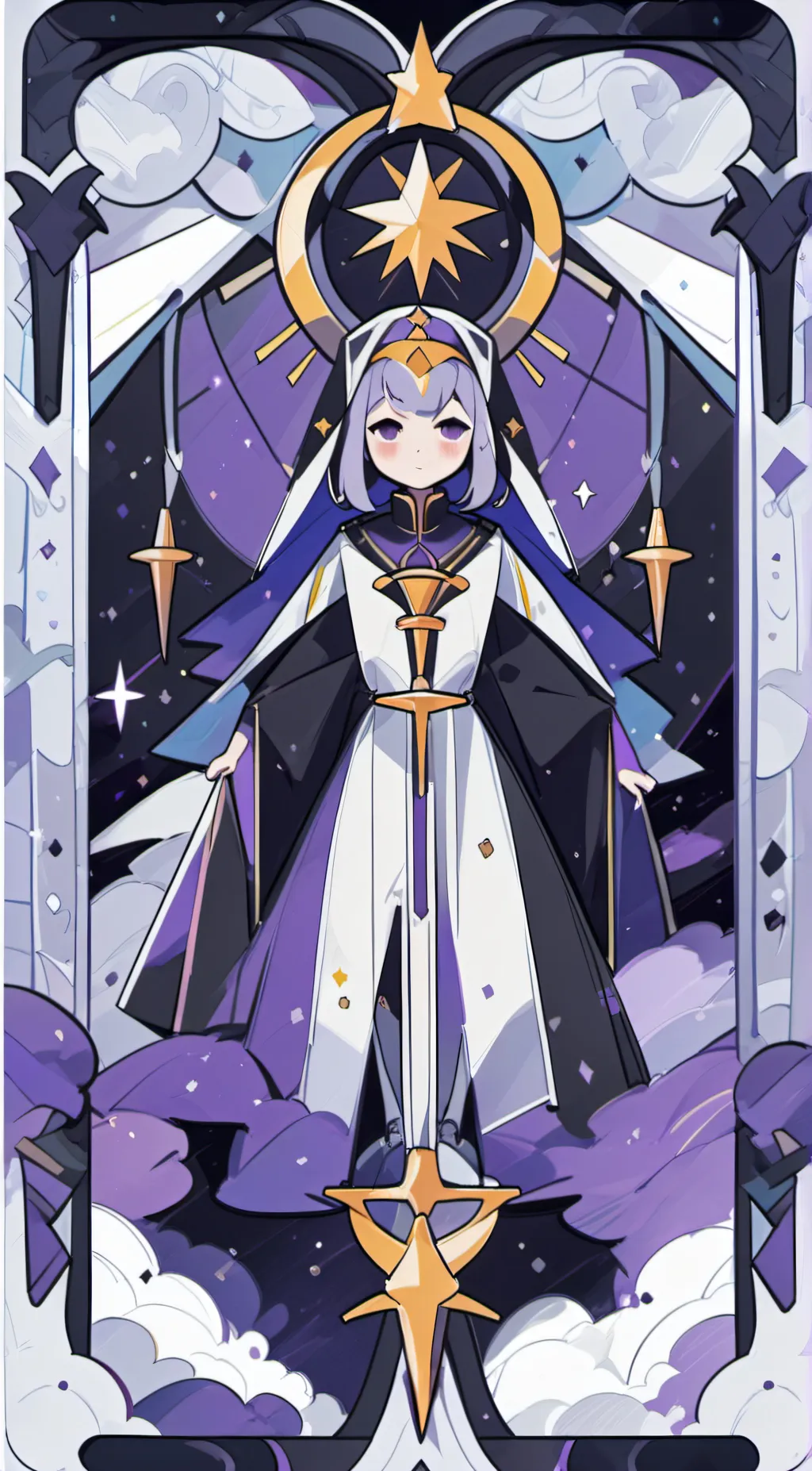 ai character: Heaven background