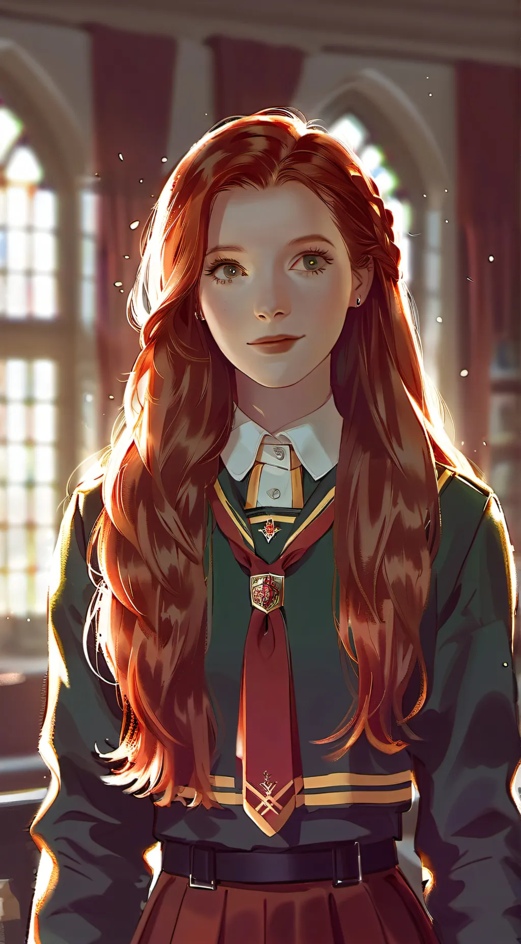 ai character: Ginny Weasley background