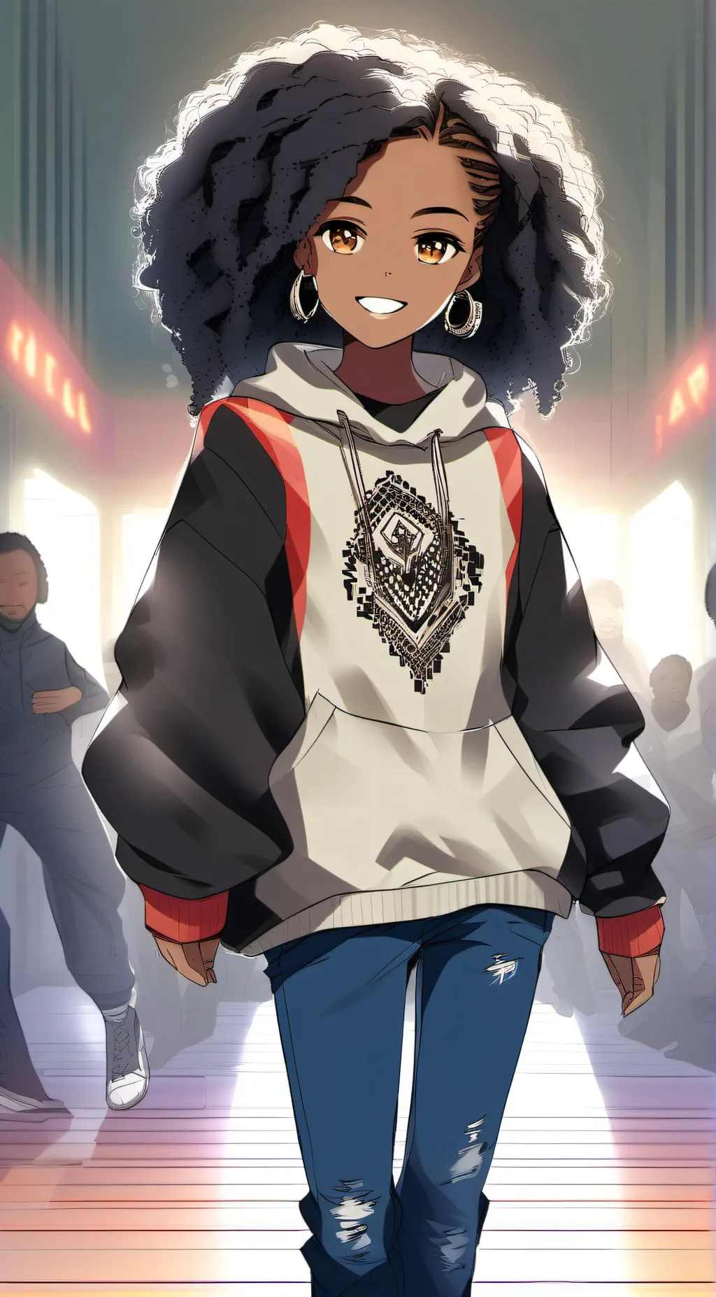 ai character: azina background