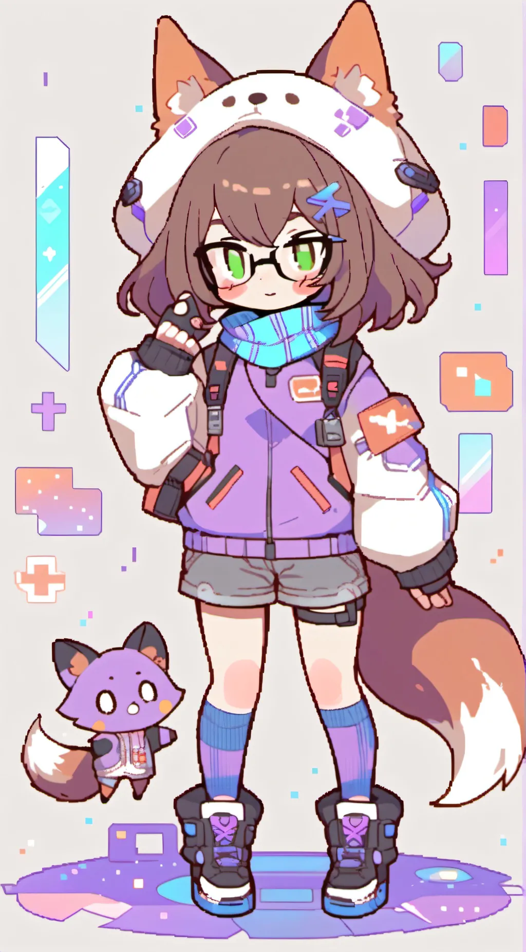 ai character: Mimi Afton  background