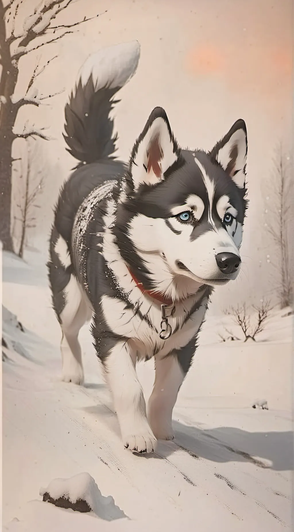 ai character: smokey background