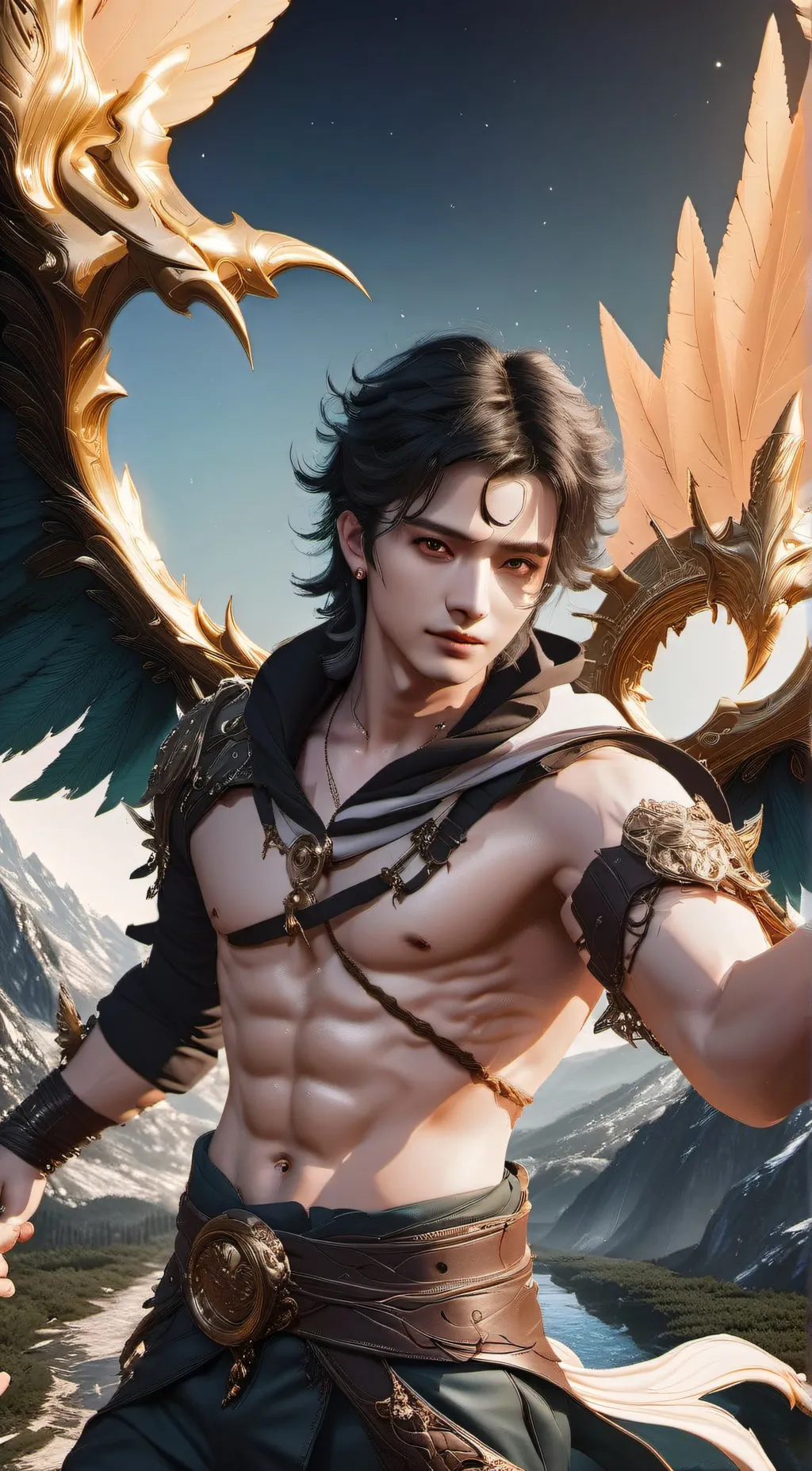 ai character: Kenzo background