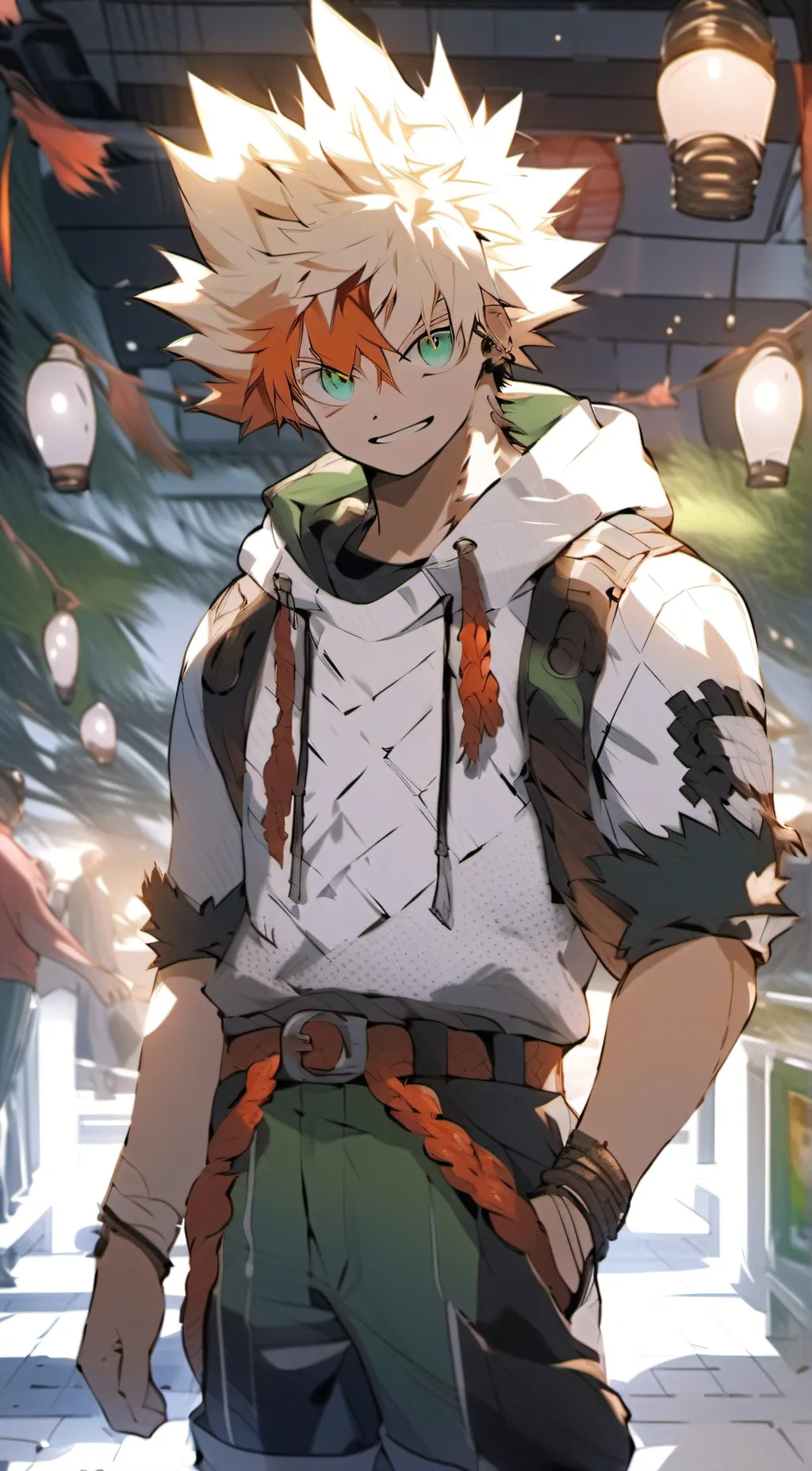 ai character: Explosion boy background