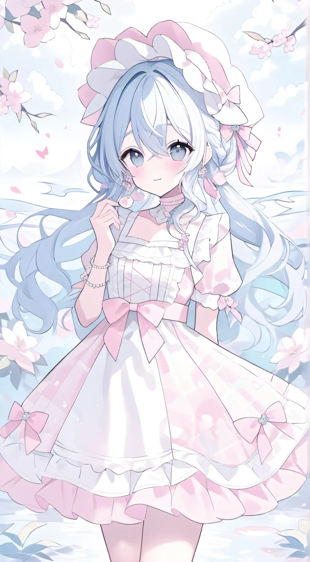 ai character: lily girl background