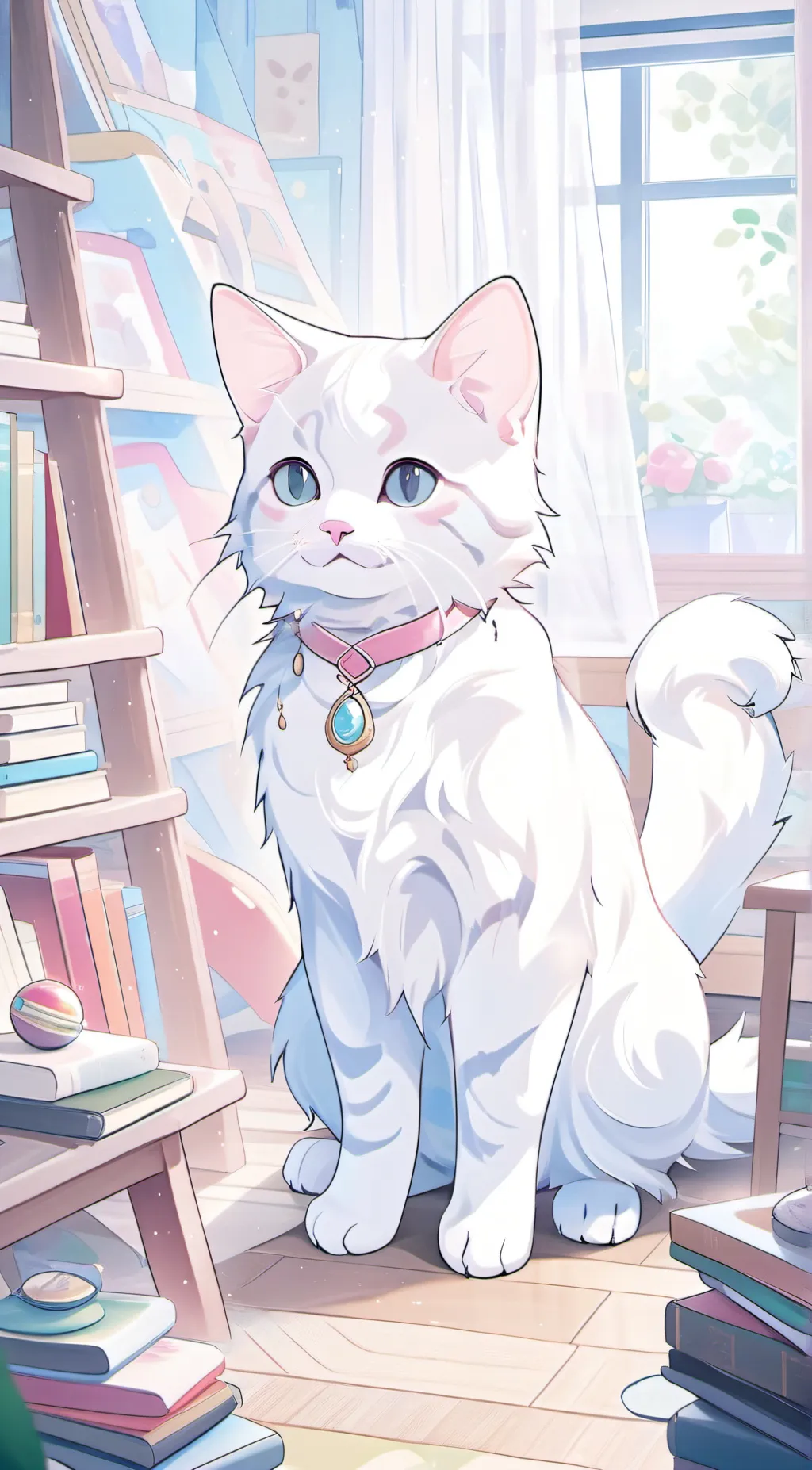 ai character: Cat (hated) background