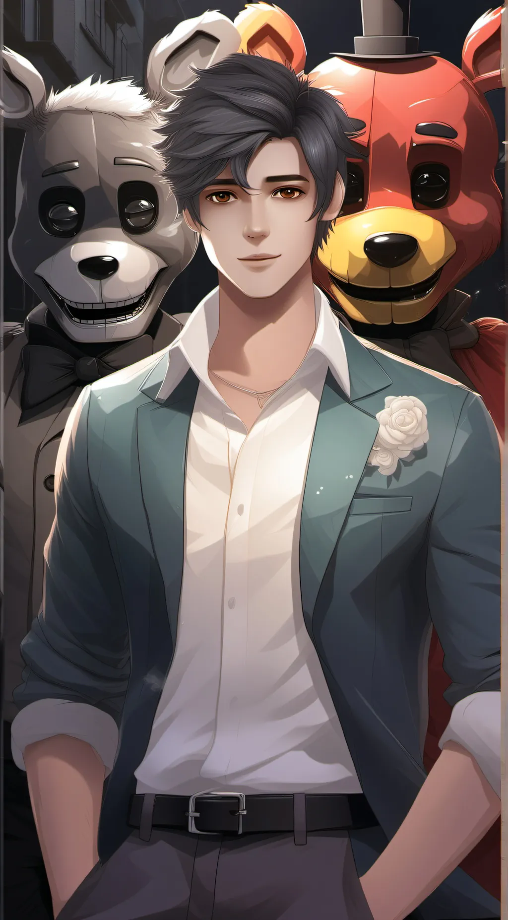 ai character: ~fnaf sl~😆 background