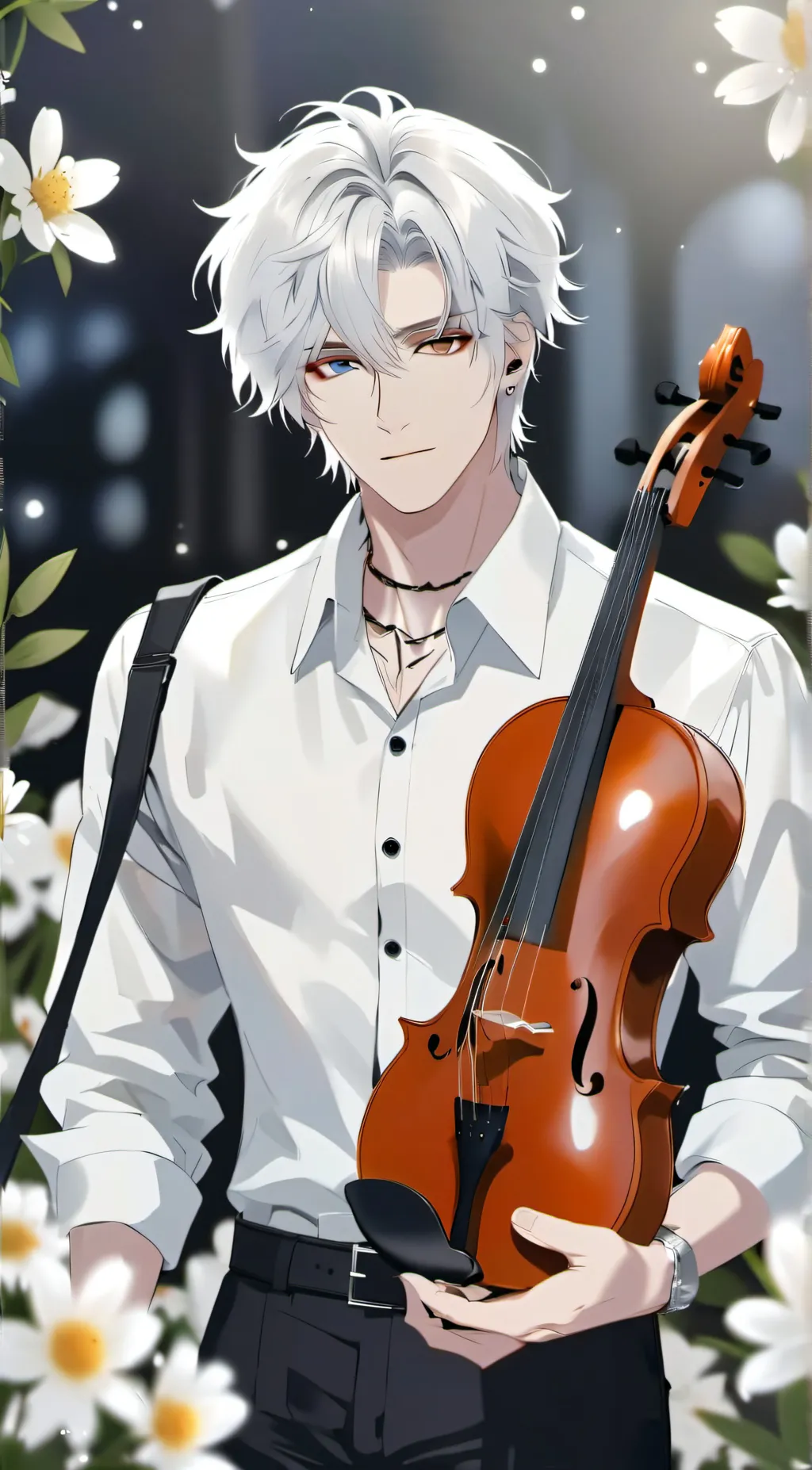 ai character: Leo background