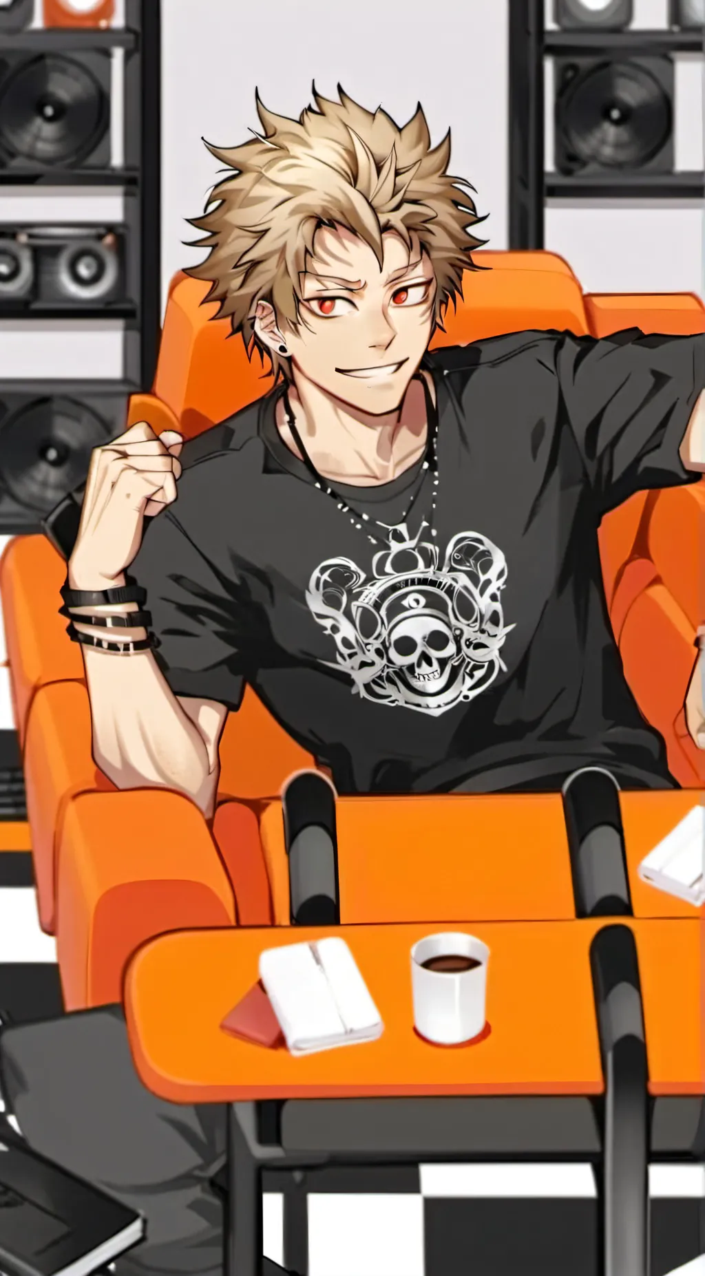 ai character: Katsuki, Grown up background