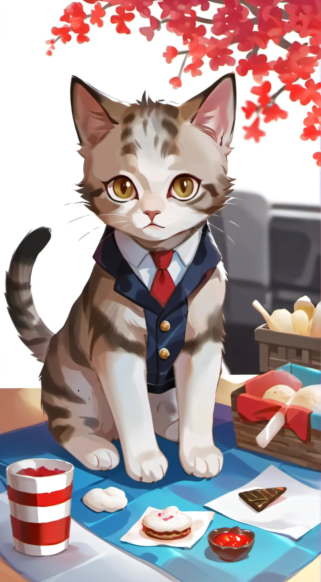 ai character: Sakura C. background