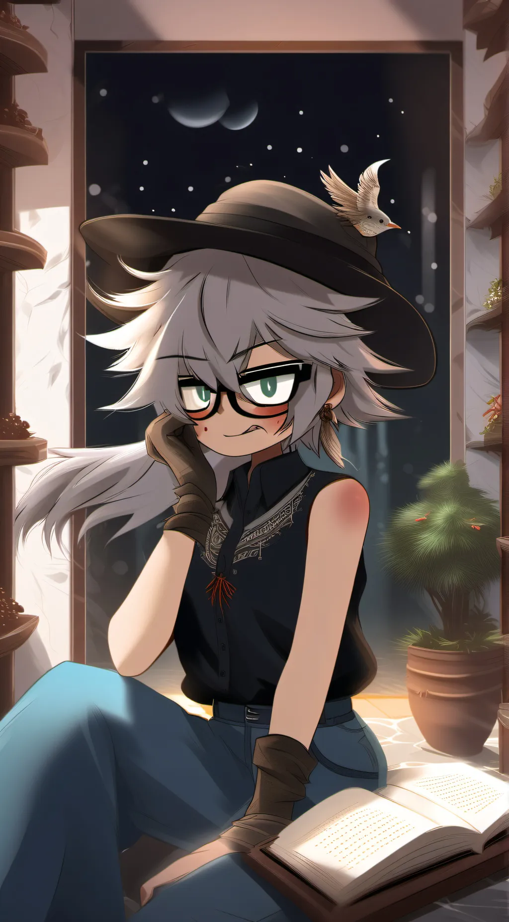 ai character: Leelee background