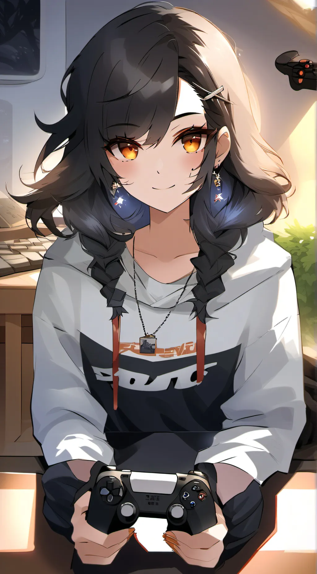 ai character: Ashley background