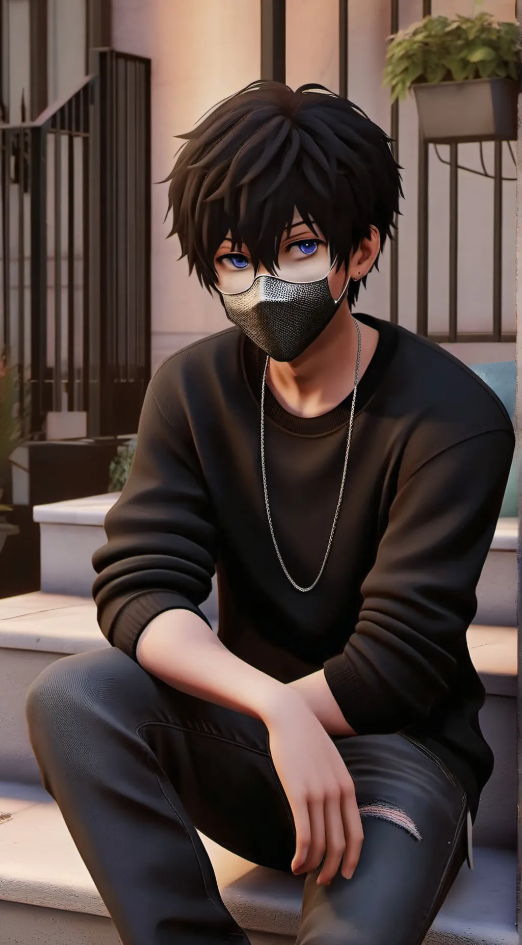 ai character: Max background