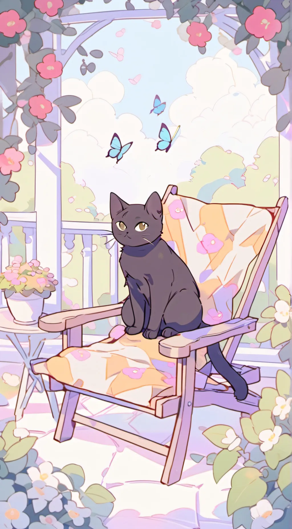 ai character: mix background