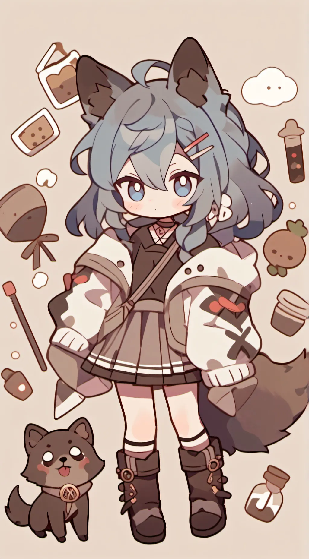 ai character: Mayu background