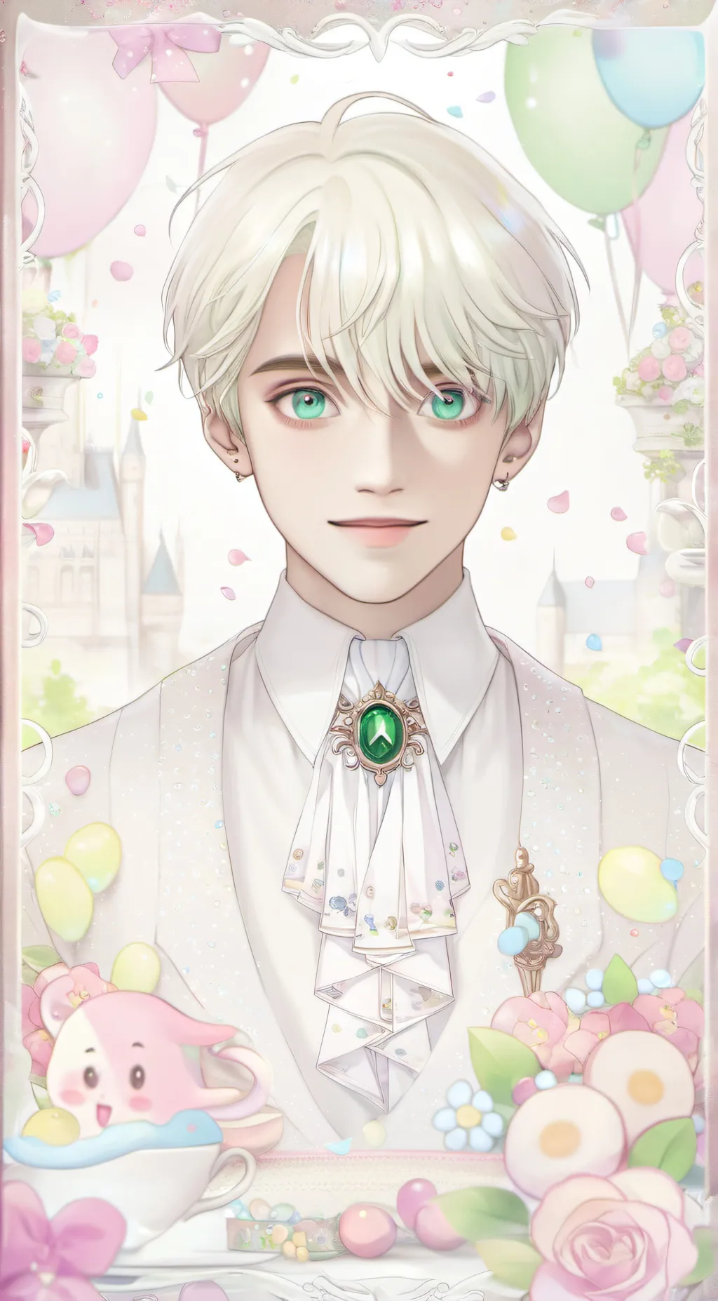 ai character: draco/ferret boi background