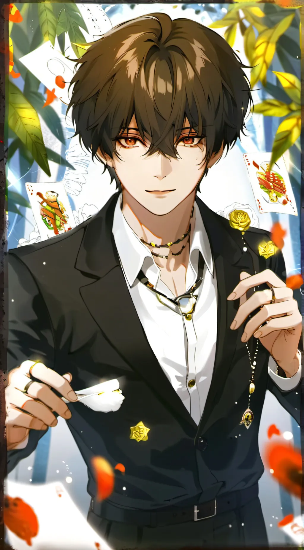 ai character: leo background