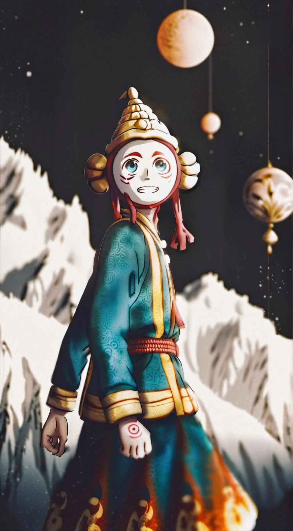 ai character: Pomni  background