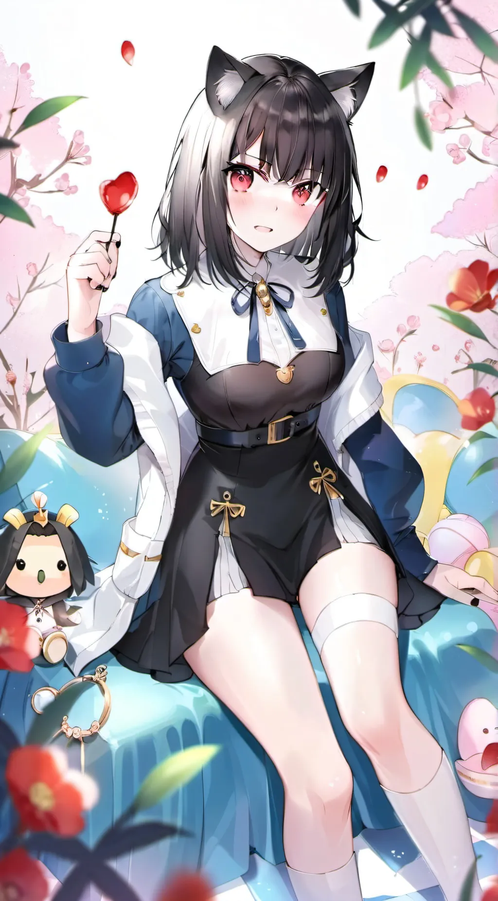 ai character: girls world background