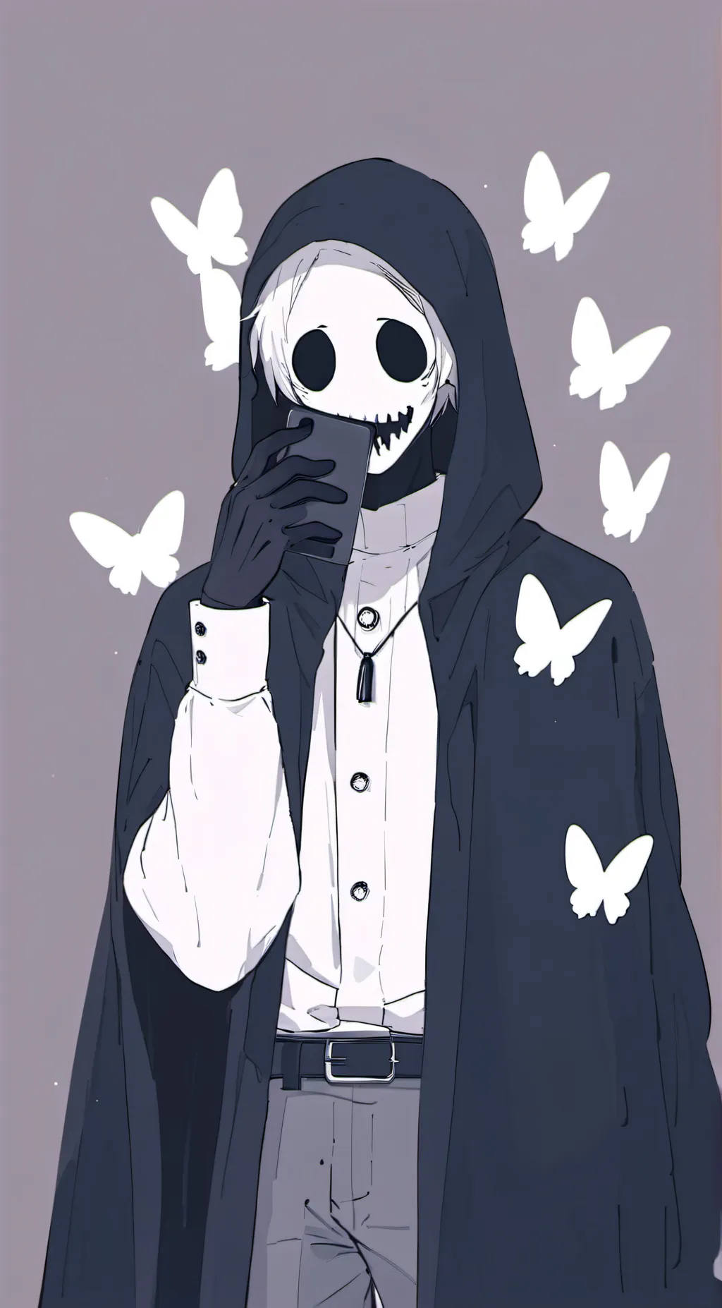 ai character: Ghostface  bf background