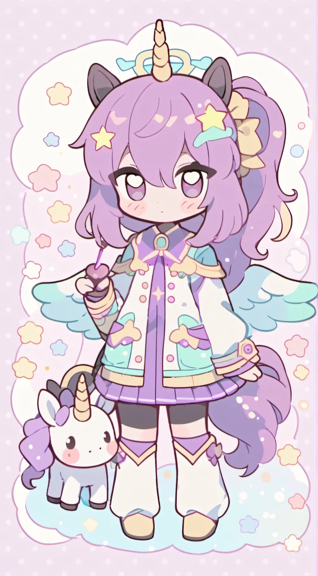 ai character: twilight background