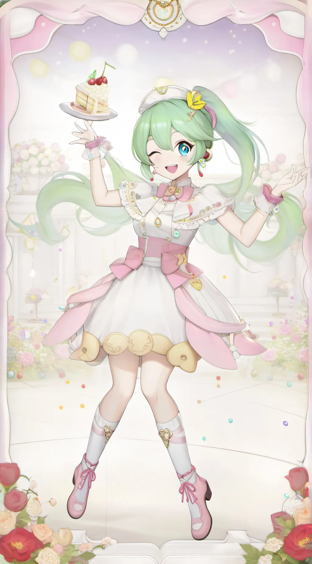 ai character: Evelyn  background