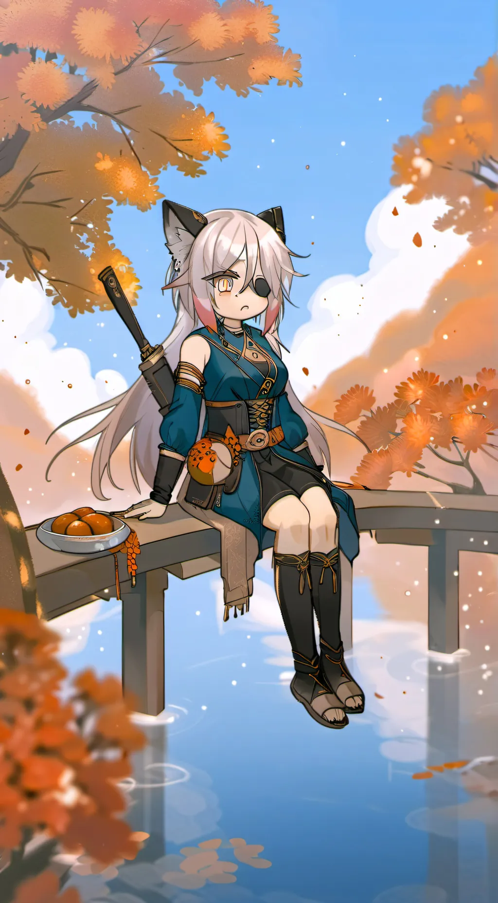 ai character: Sky background