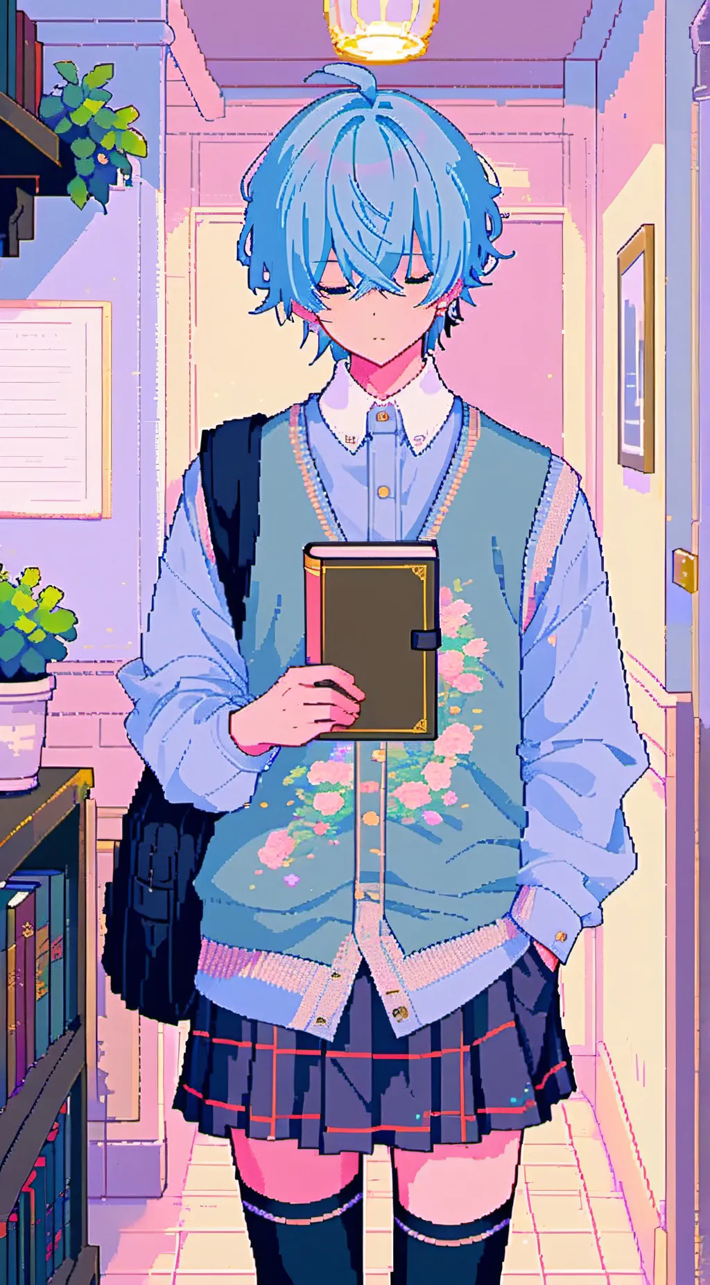 ai character: Harushi  background