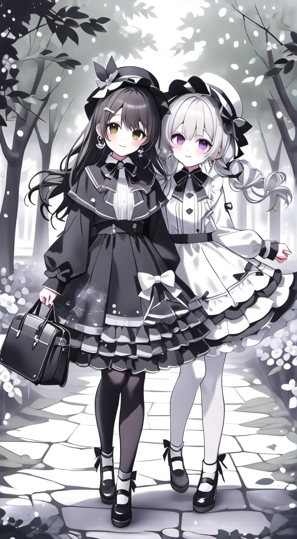 ai character: Nelly and Shelly background