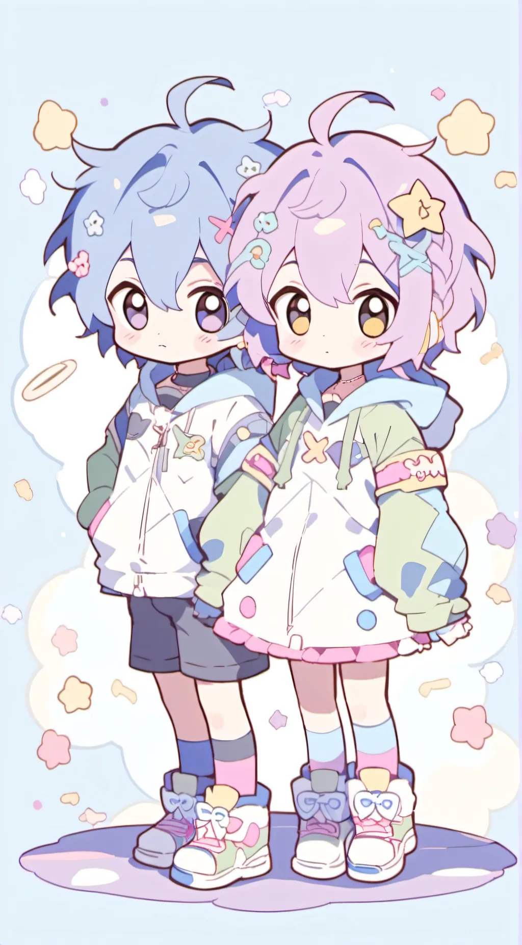 ai character: Michael and Michel background