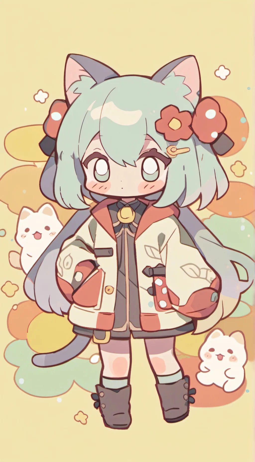 ai character: Catnap background