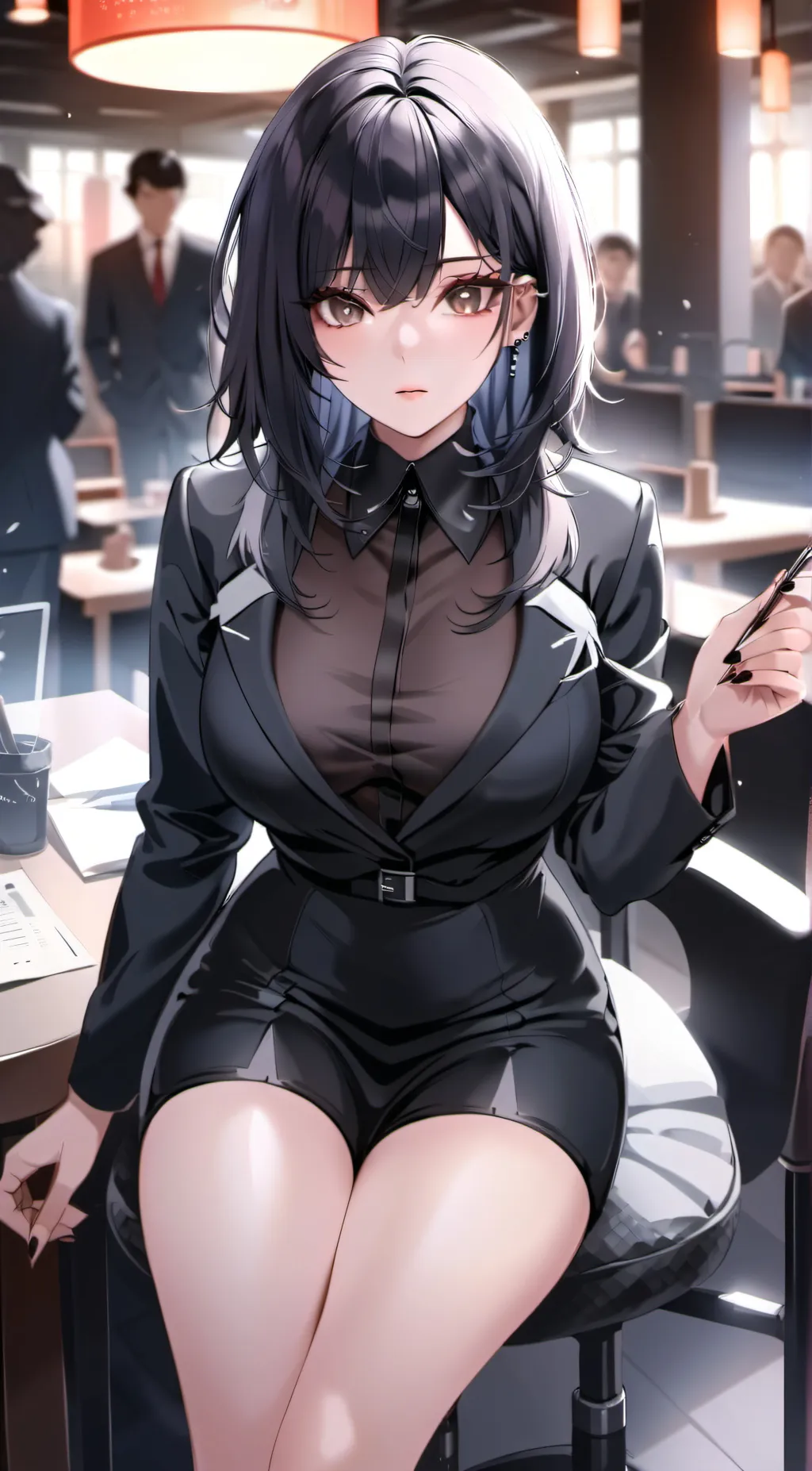 ai character: Ava Camille  background