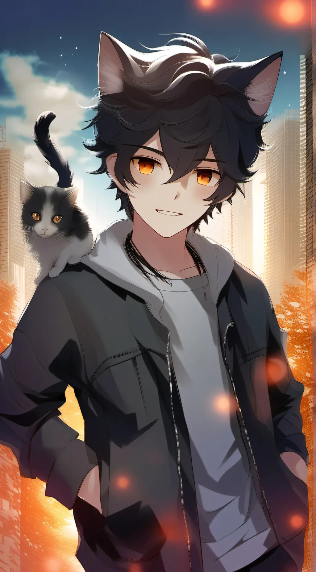 ai character: Max background