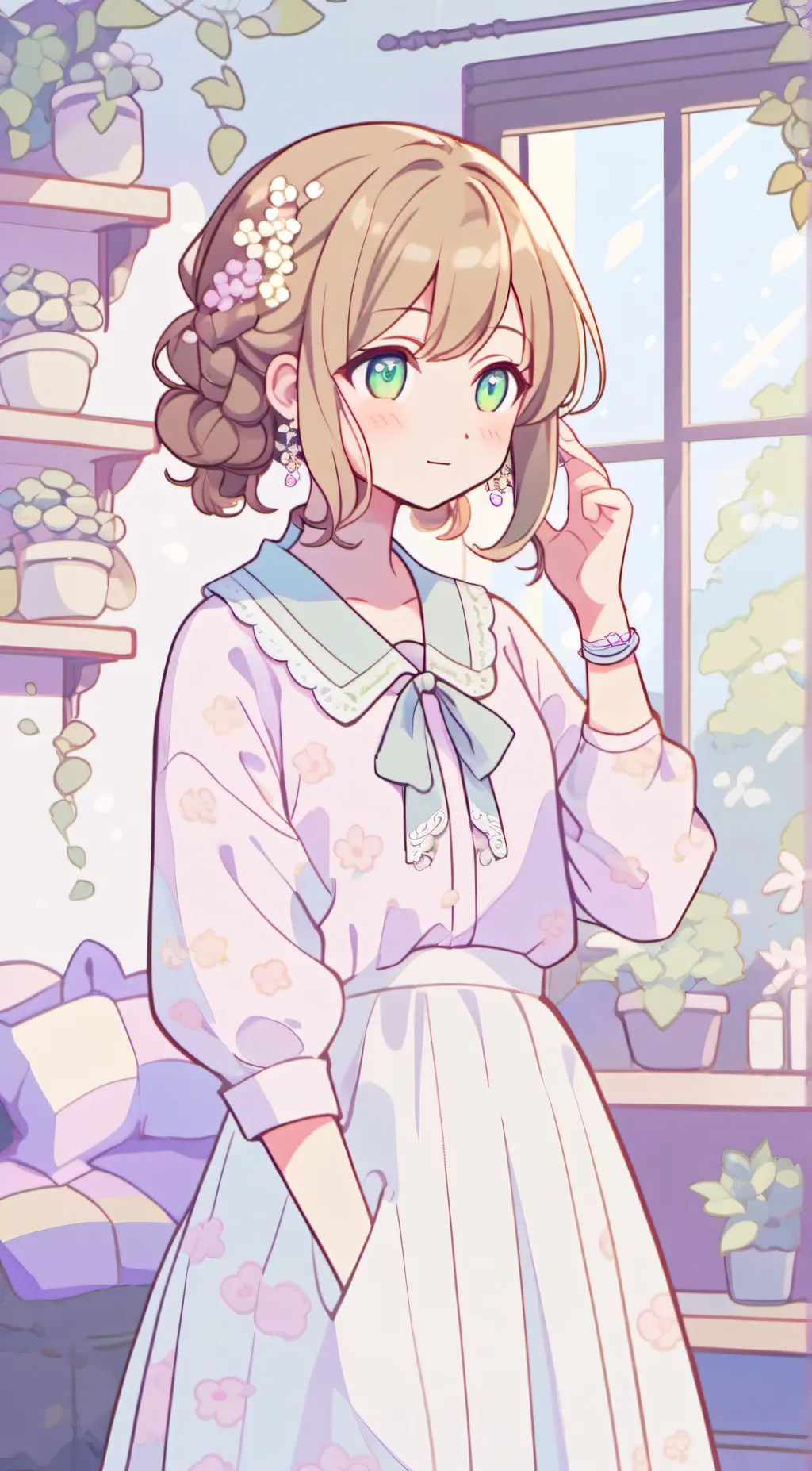 ai character: Lily background