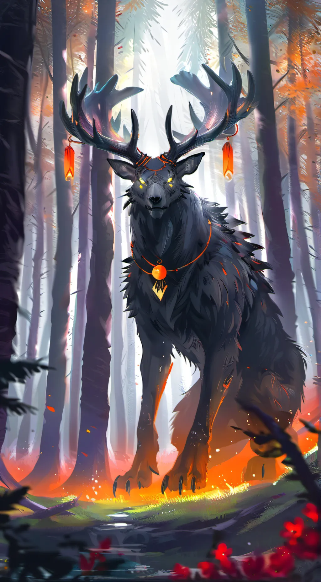 ai character: Wendigo background