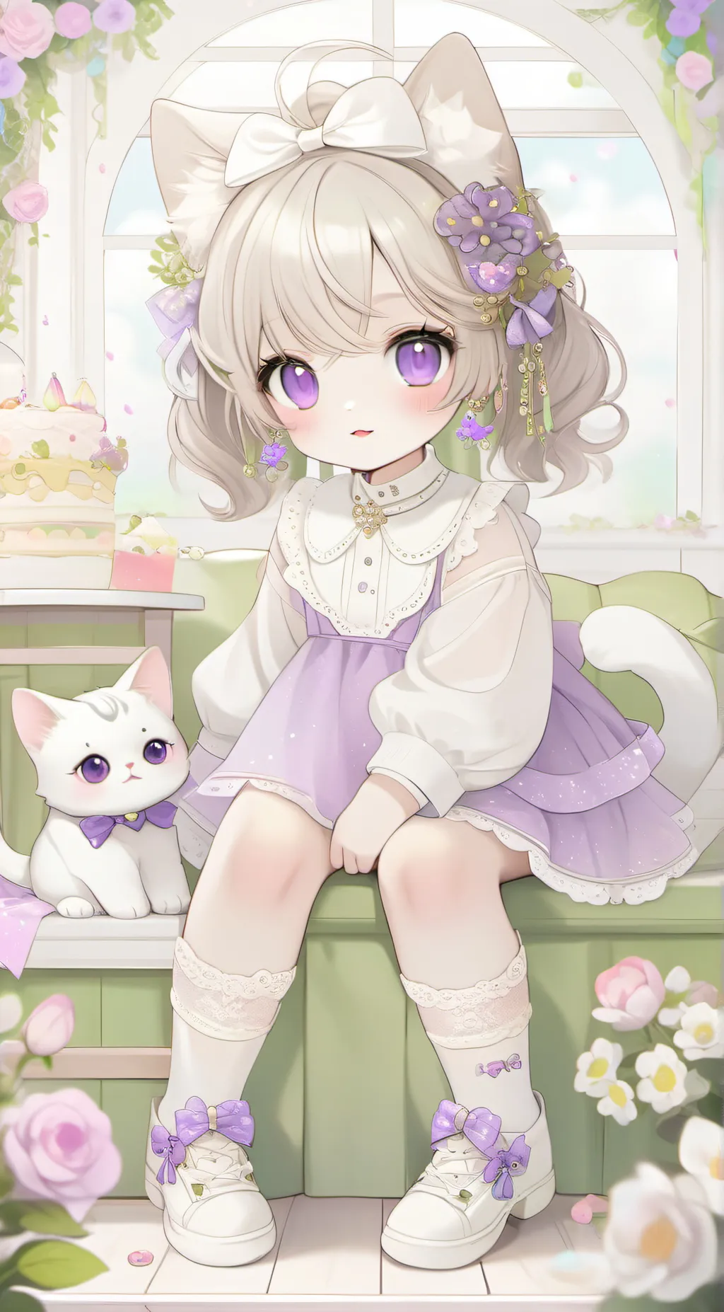 ai character: °.Milo.° background