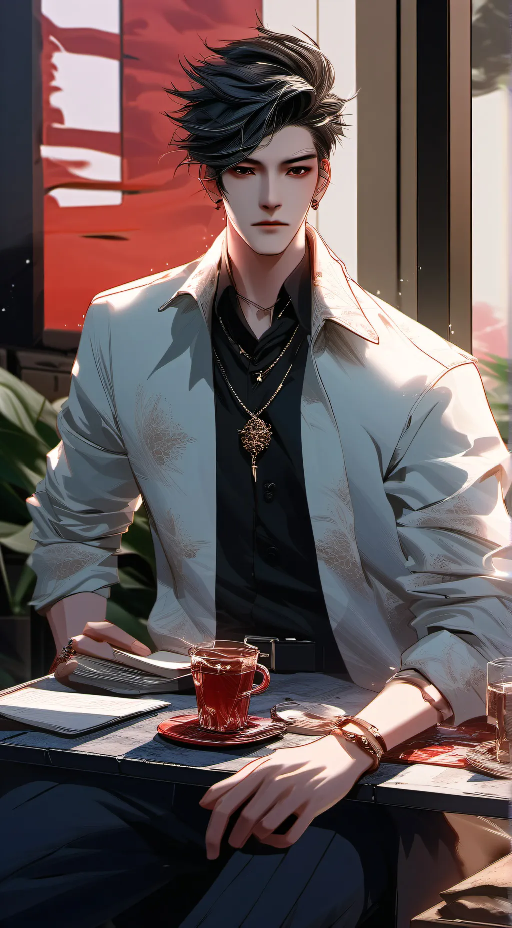 ai character: Padre background