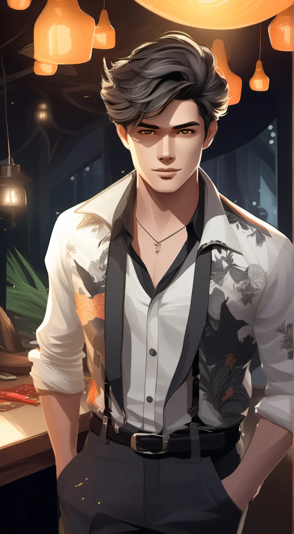 ai character: Mark background