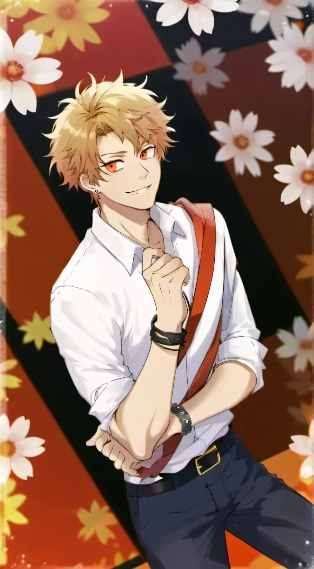 ai character: Katsuki, Grownup.2 background