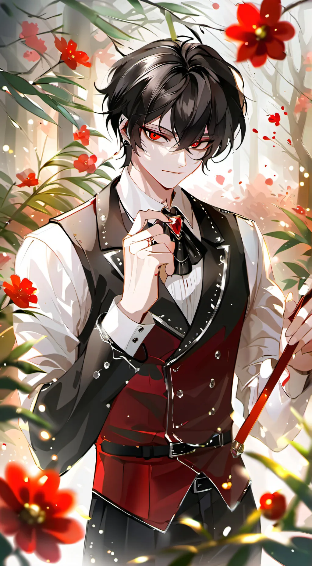 ai character: Leon background