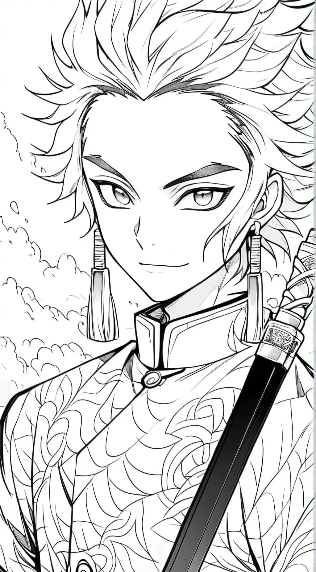 ai character: demon slayer background