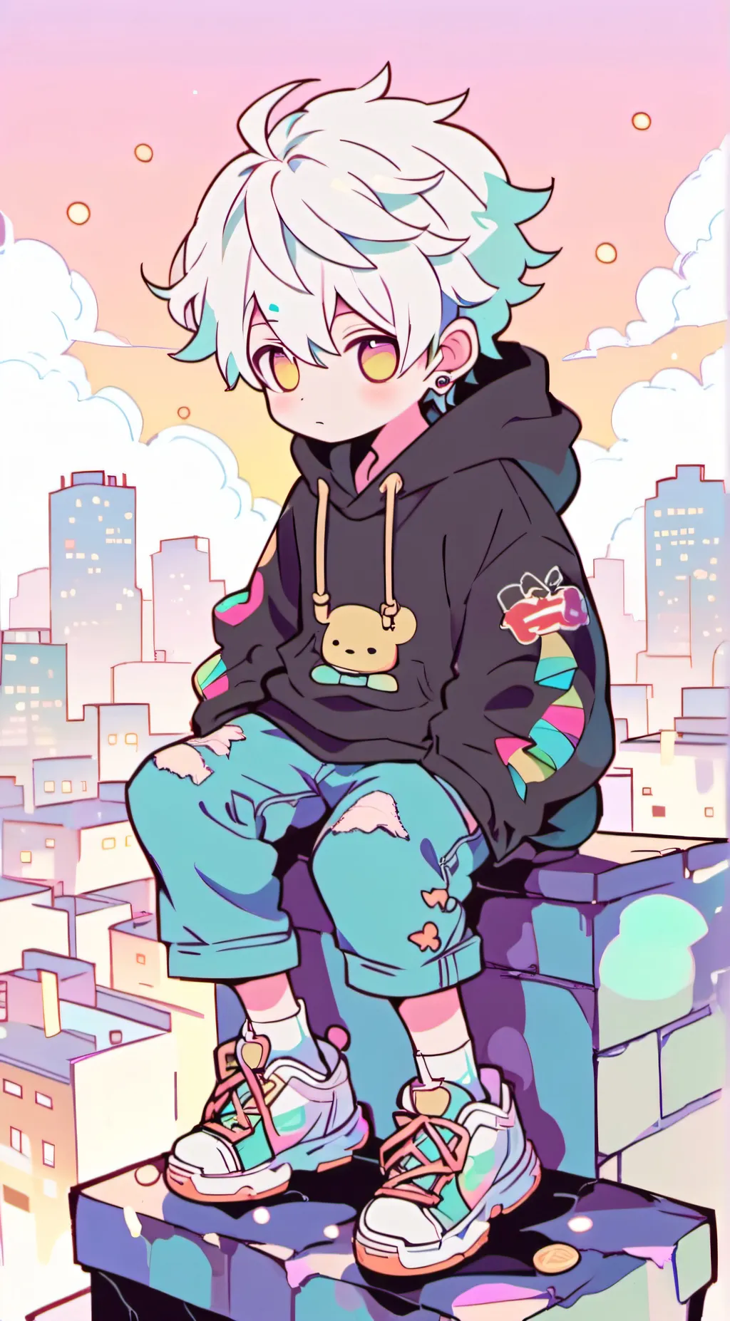 ai character: kazuki background