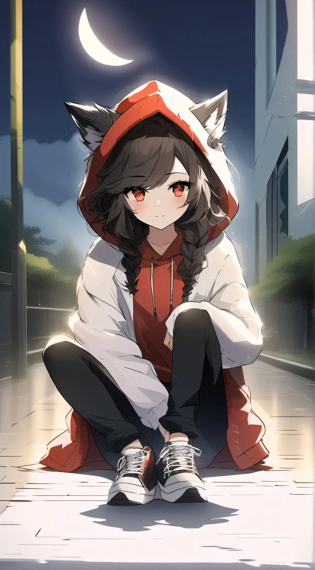 ai character: 🐺🌾Kera🌾🐺 background