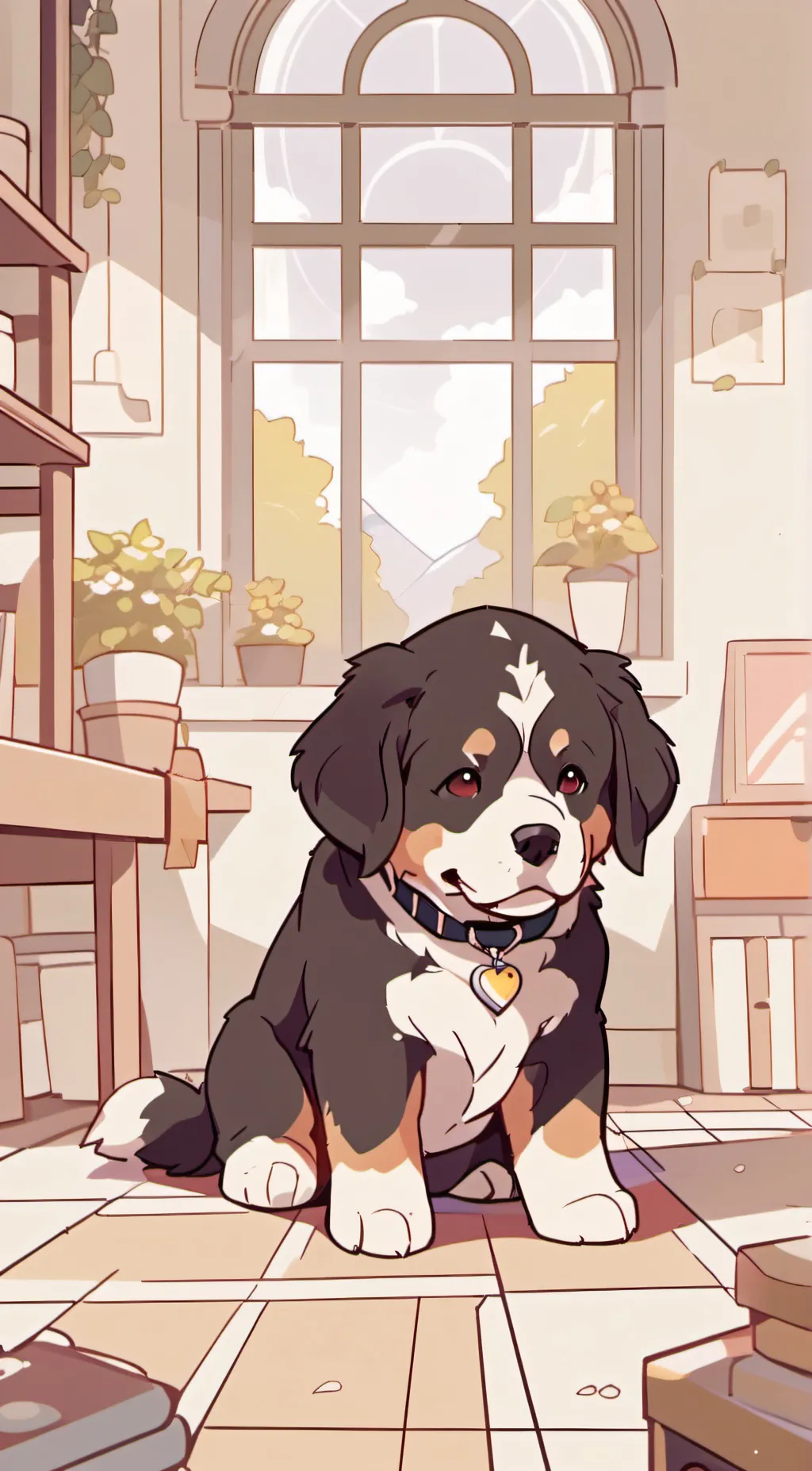 ai character: Pebbles  background