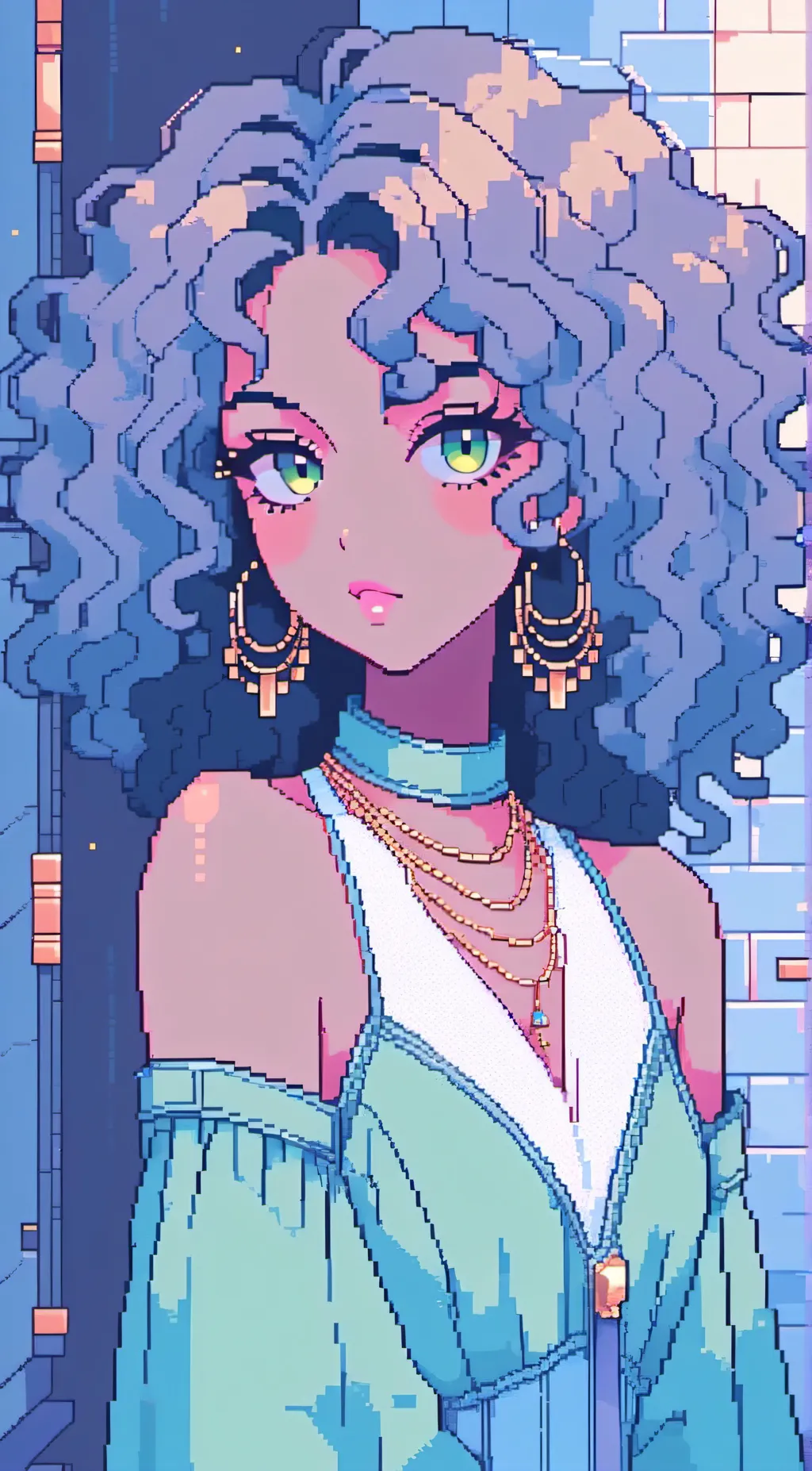 ai character: Mina background